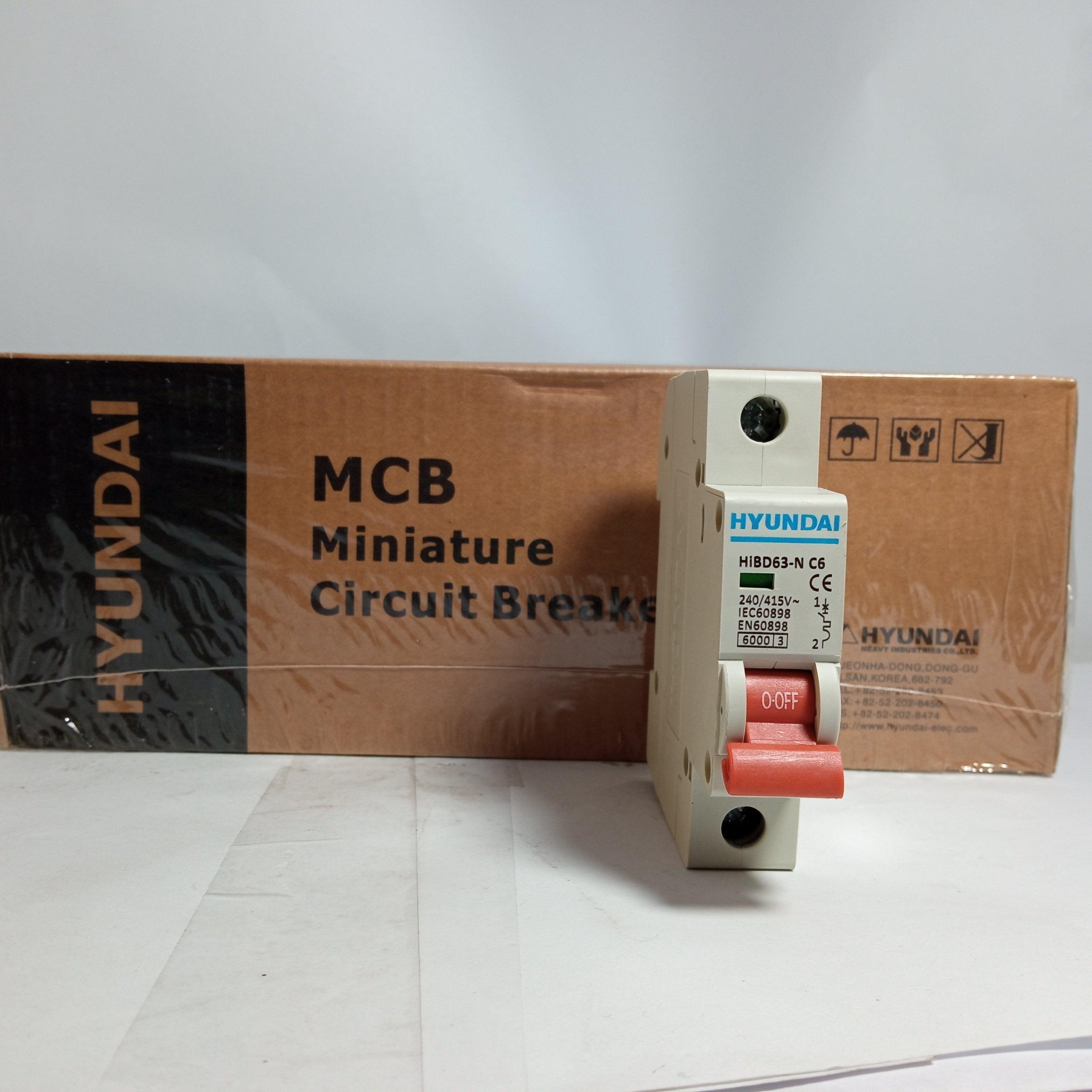 HYUNDAI Miniature Circuit Breaker EN60898 HIBD63 in Pakistan - 10A thumbnail 3