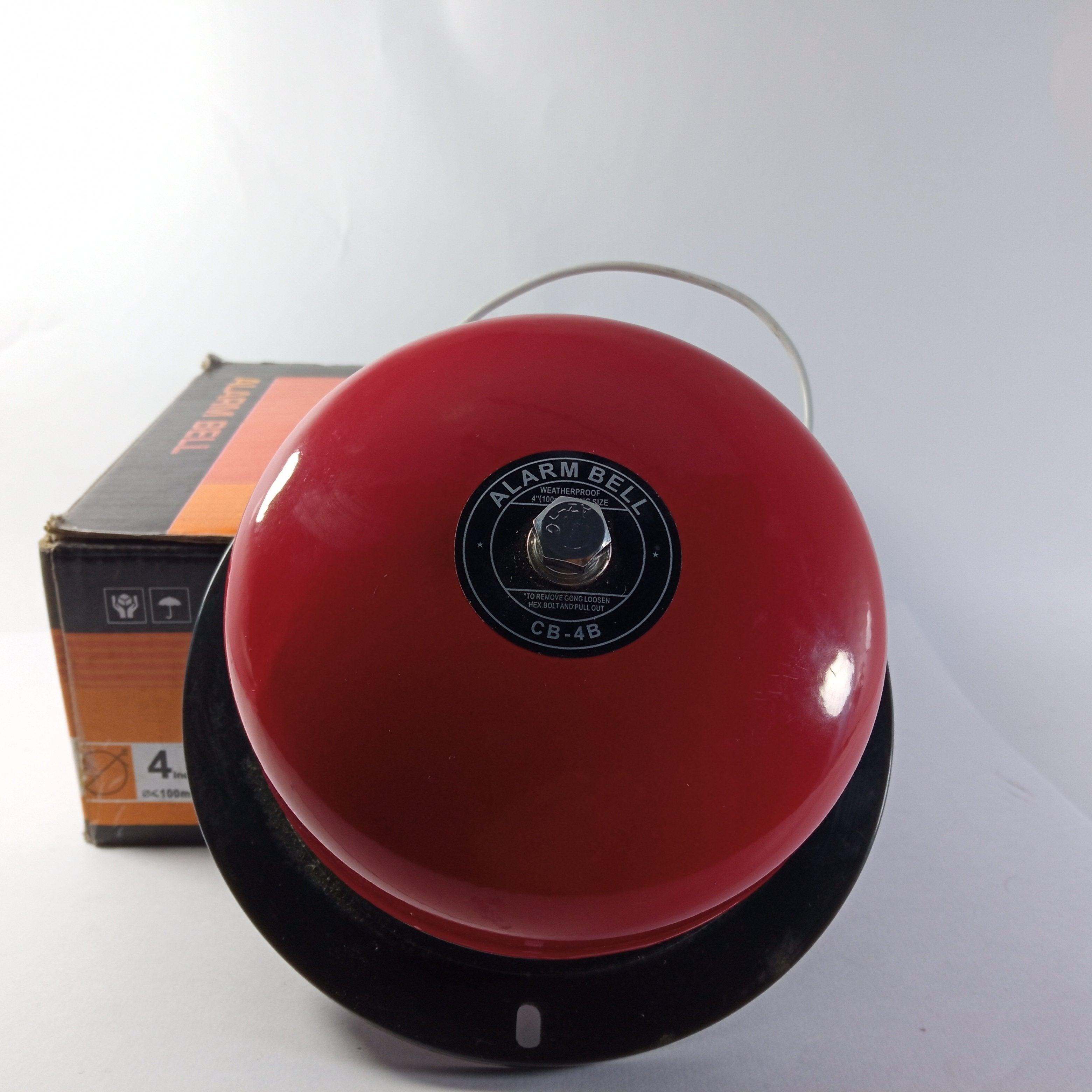 CB-4B Industrial Electric Riser Hood AC220V Fire Alarm Bell - 6 Inch