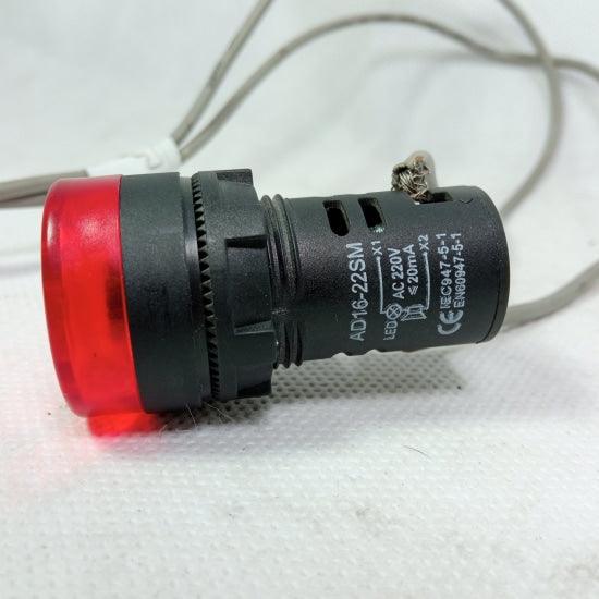 Buzzer with Red LED Light AD16-22SM ACDC220V 22mm Diameter in Pakistan - 24v thumbnail 2