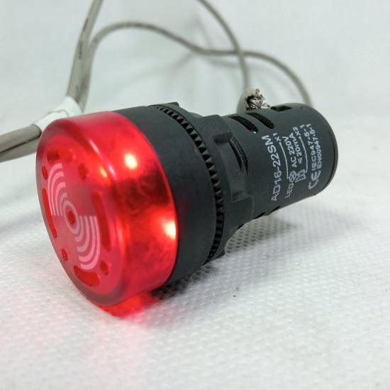 Buzzer with Red LED Light AD16-22SM ACDC220V 22mm Diameter in Pakistan - 220v thumbnail 5