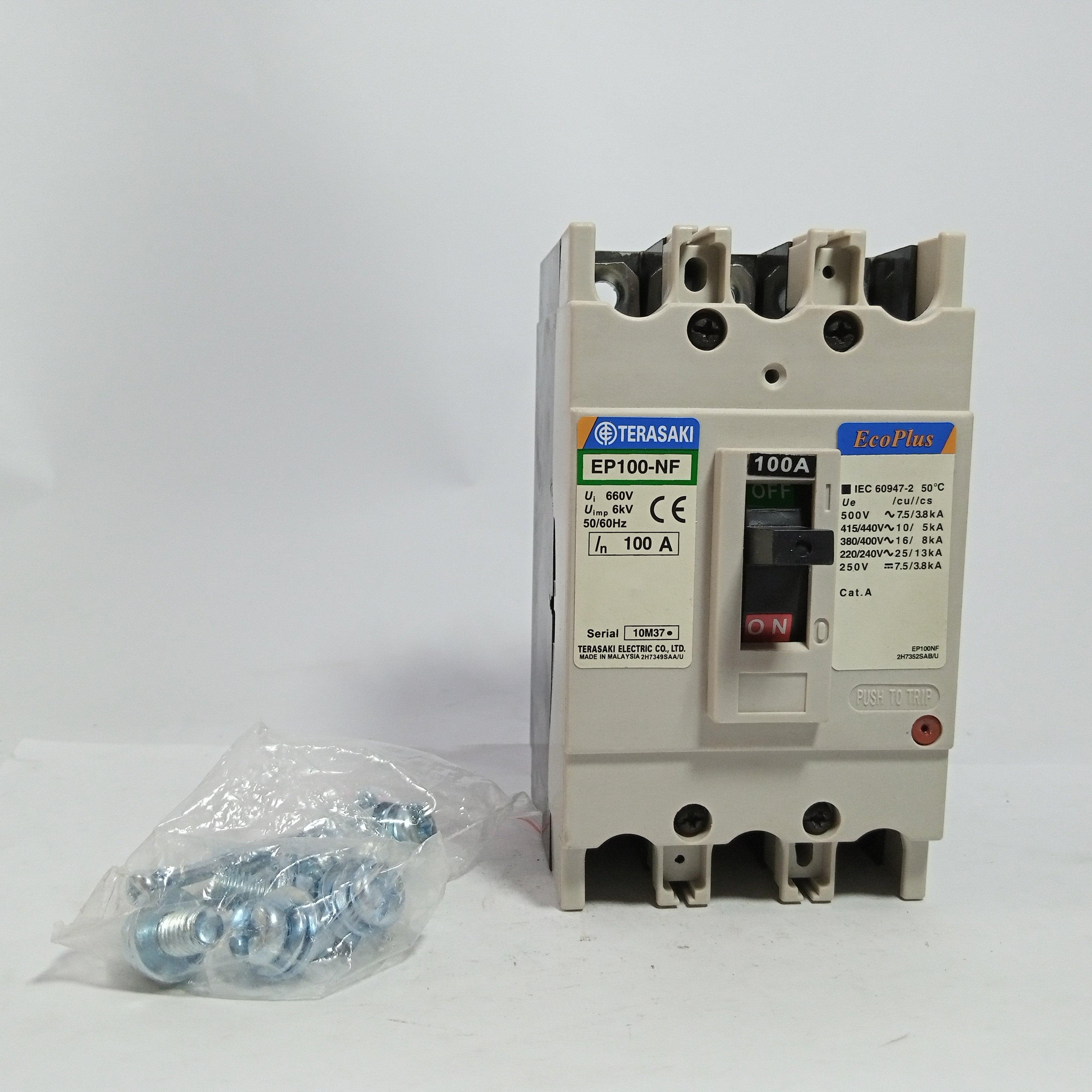 Moulded Case Circuit Breaker Ep100 NF MCCB Terasaki used  in Pakistan - 100A thumbnail 3