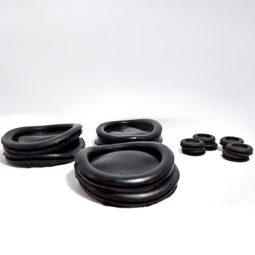Black Rubber Plug Hole Socket Hardware Tool for Valve Pump Water Hose (12 Pcs) - 16mm thumbnail 2