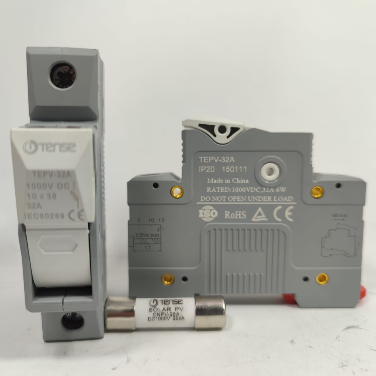 Solar Fuse/PV Fuse/DC Fuse Holder DC1000V Fuse Tense in Pakistan - 25A