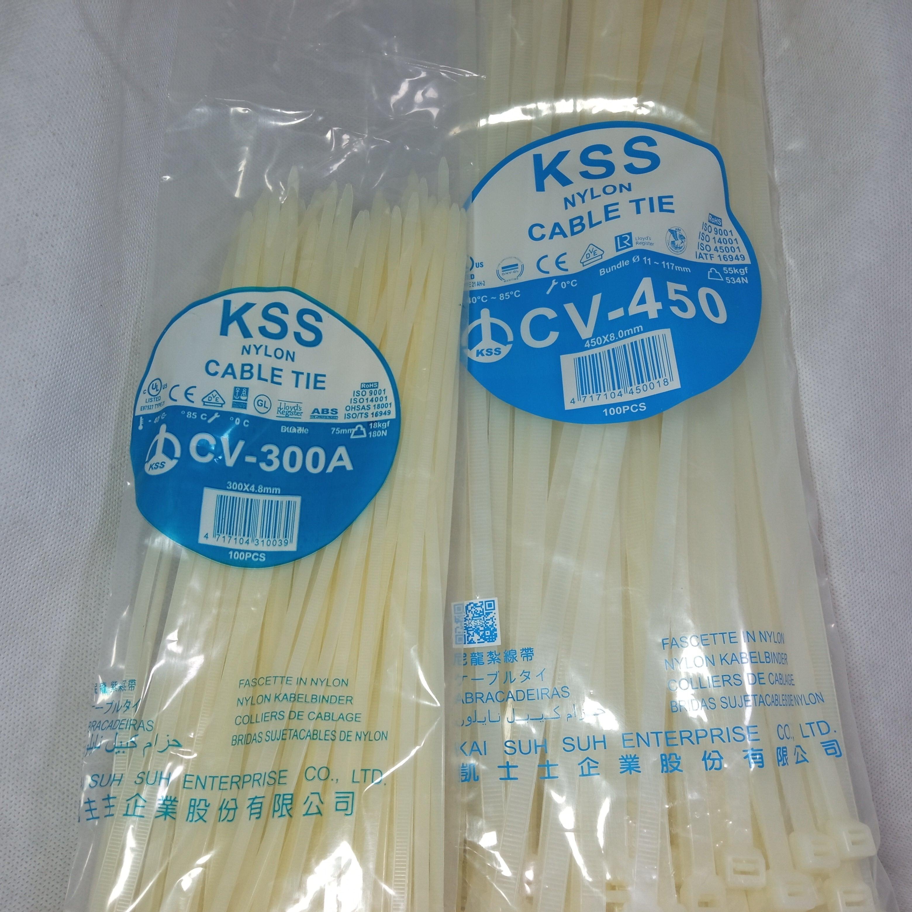KSS White Nylon Cable Ties | High-Quality Self-Locking Zip Ties All Sizes Available in Pakistan - 100mm / 2.5mm thumbnail 7