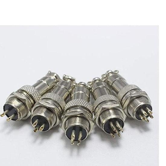 XLR  Cable Connector 12mm Chassis Mount in Pakistan - 5 pins