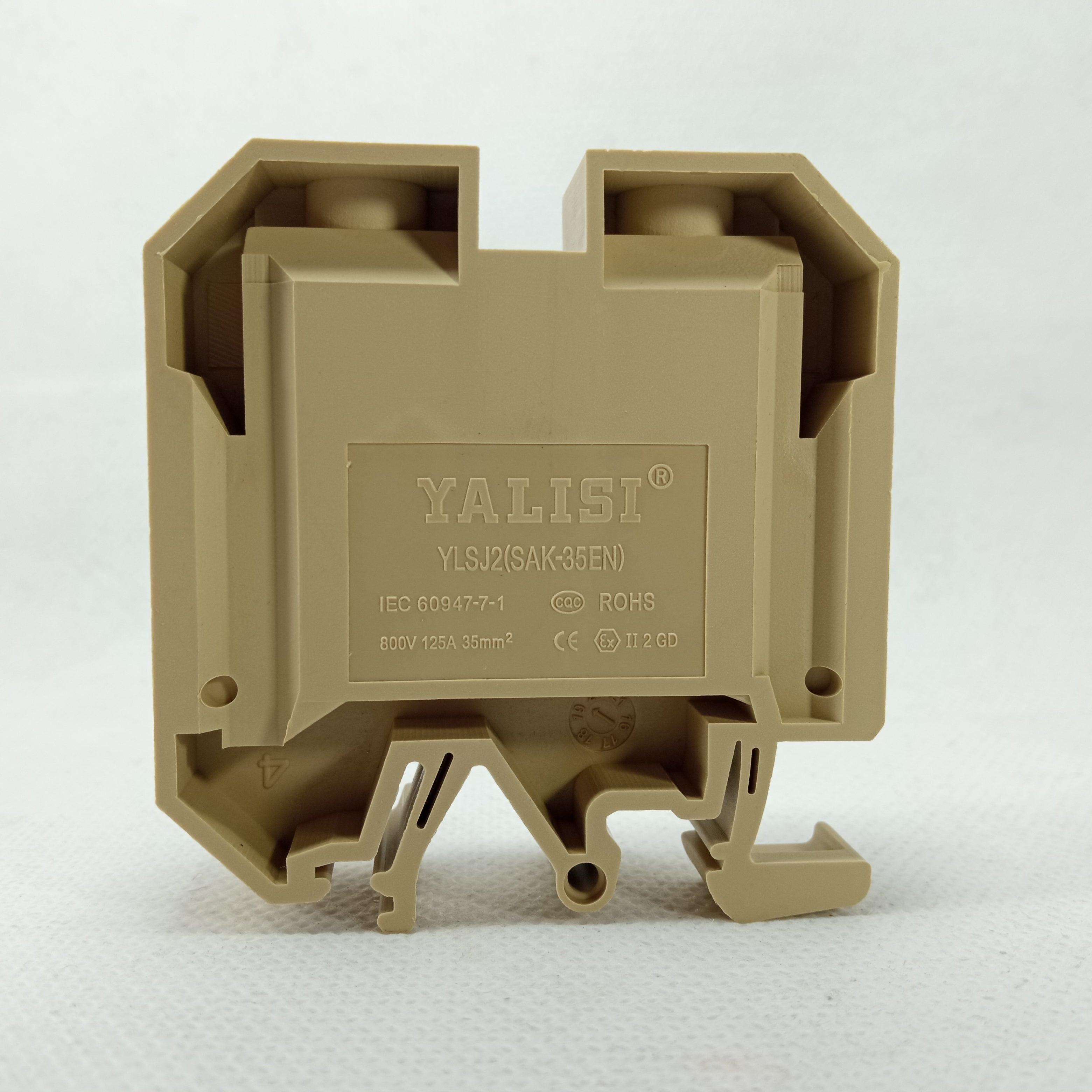 YALISI Din Rail Line Up Mounted Terminal Block in Pakistan - 4MM