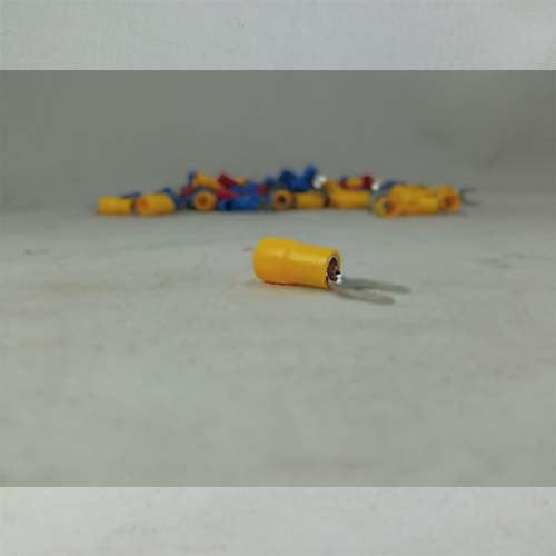 U Type Insulated Thimble Cable Lug Plastic 100 Pcs in Pakistan - 2.5mm / Blue thumbnail 5