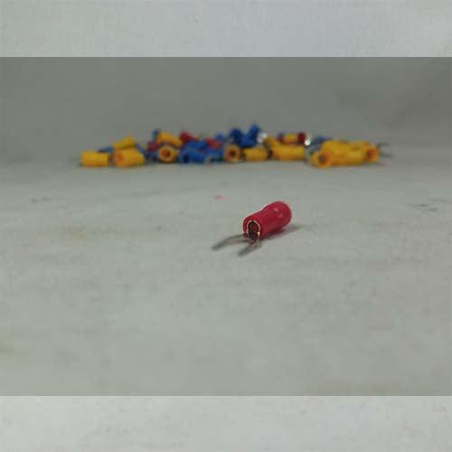 U Type Insulated Thimble Cable Lug Plastic 100 Pcs in Pakistan - 2.5mm / Blue thumbnail 6