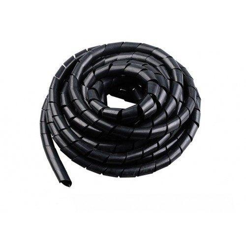 Black PVC Spiral Sleeve 3meter in length - 8m