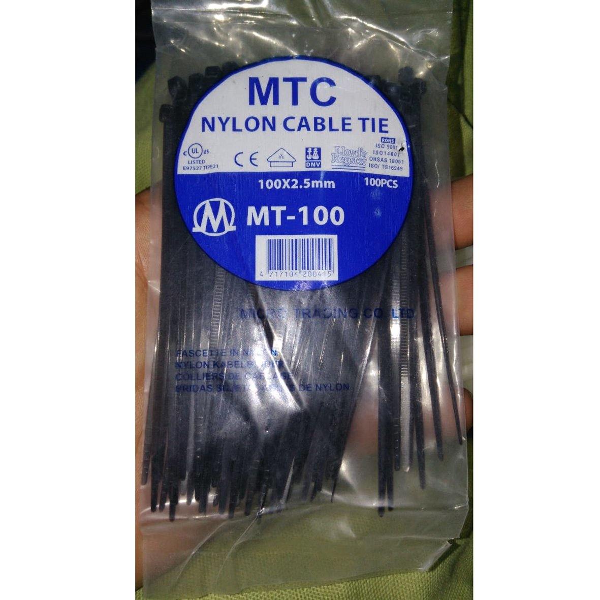 Black Cable Tie China Made in Pakistan - 250mm 3.6mm