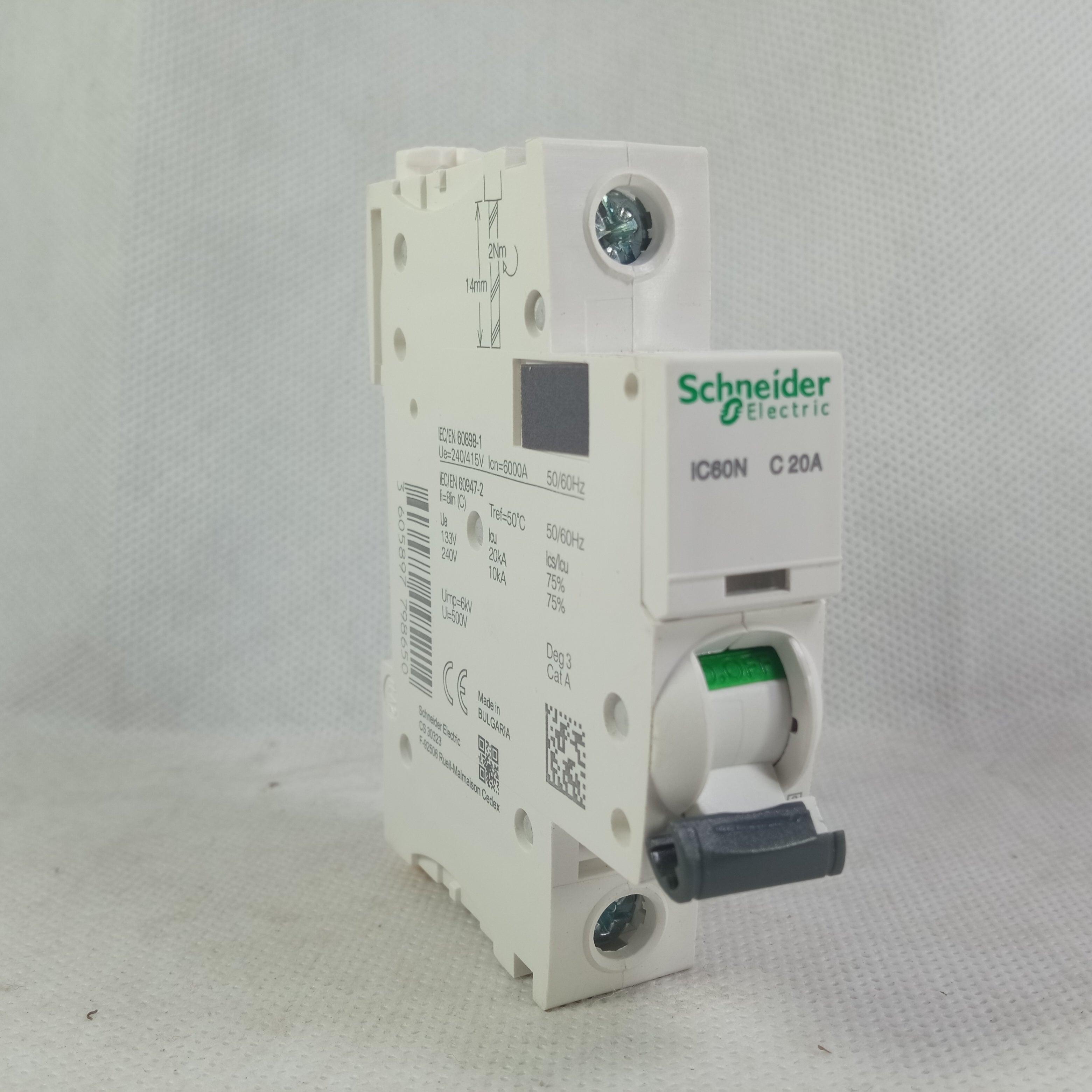 Schneider MCB AC Circuit Breakers China Made in Pakistan - 1pole / 20A thumbnail 5