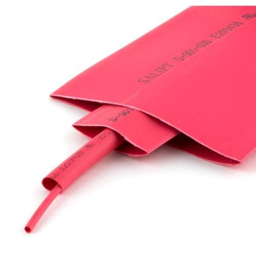 HEAT SHRINK SLEEVE Red  , HEAT SHRINK TUBING WRAP SLEEVES (Red) length 5meter - 80mm thumbnail 2
