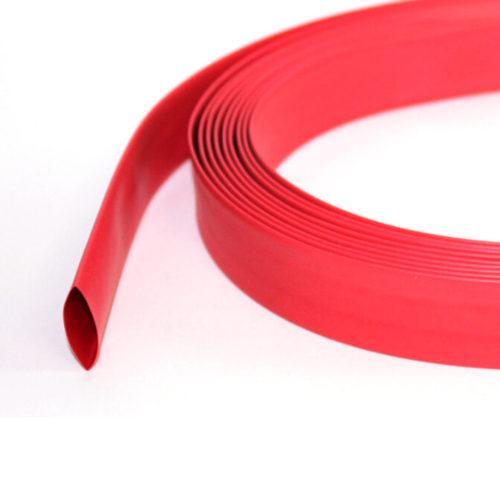 HEAT SHRINK SLEEVE Red  , HEAT SHRINK TUBING WRAP SLEEVES (Red) length 5meter - 30mm thumbnail 5