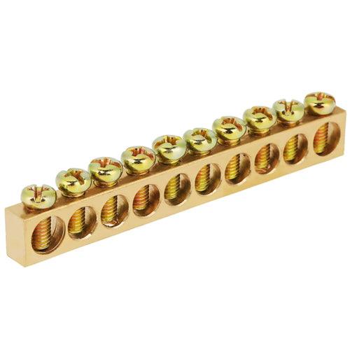 Brass Electrical Neutral Link Hole in Pakistan - 4 Hole