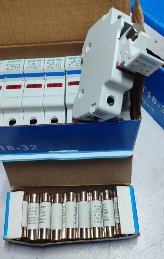 Rt18-32x AC 380v 32a 1 Pole 10x38mm DIN Rail Mount Fuse Holder Base - 32A thumbnail 4