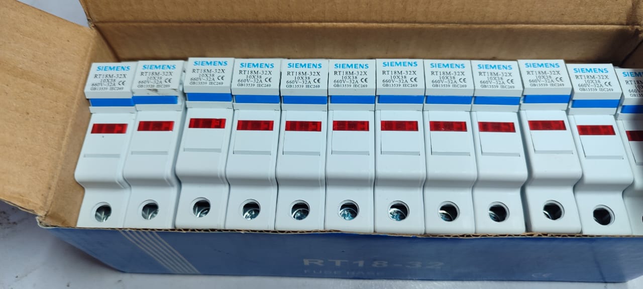 Rt18-32x AC 380v 32a 1 Pole 10x38mm DIN Rail Mount Fuse Holder Base - 32A thumbnail 8