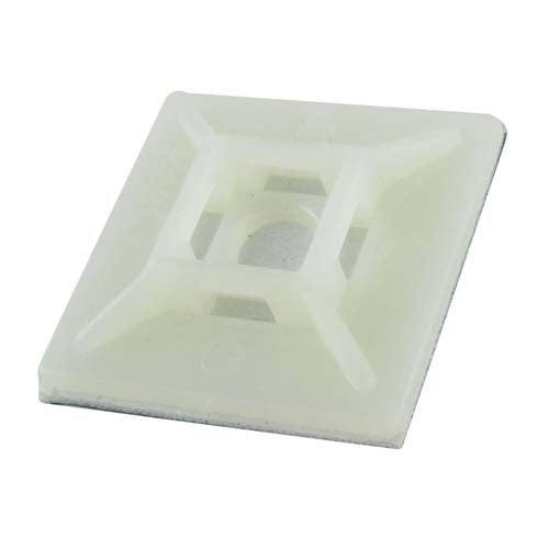 Cable Tie Sticker Self-adhesive Nylon Cable Tie Mounts 100 Pcs in Pakistan - 30 * 30mm
