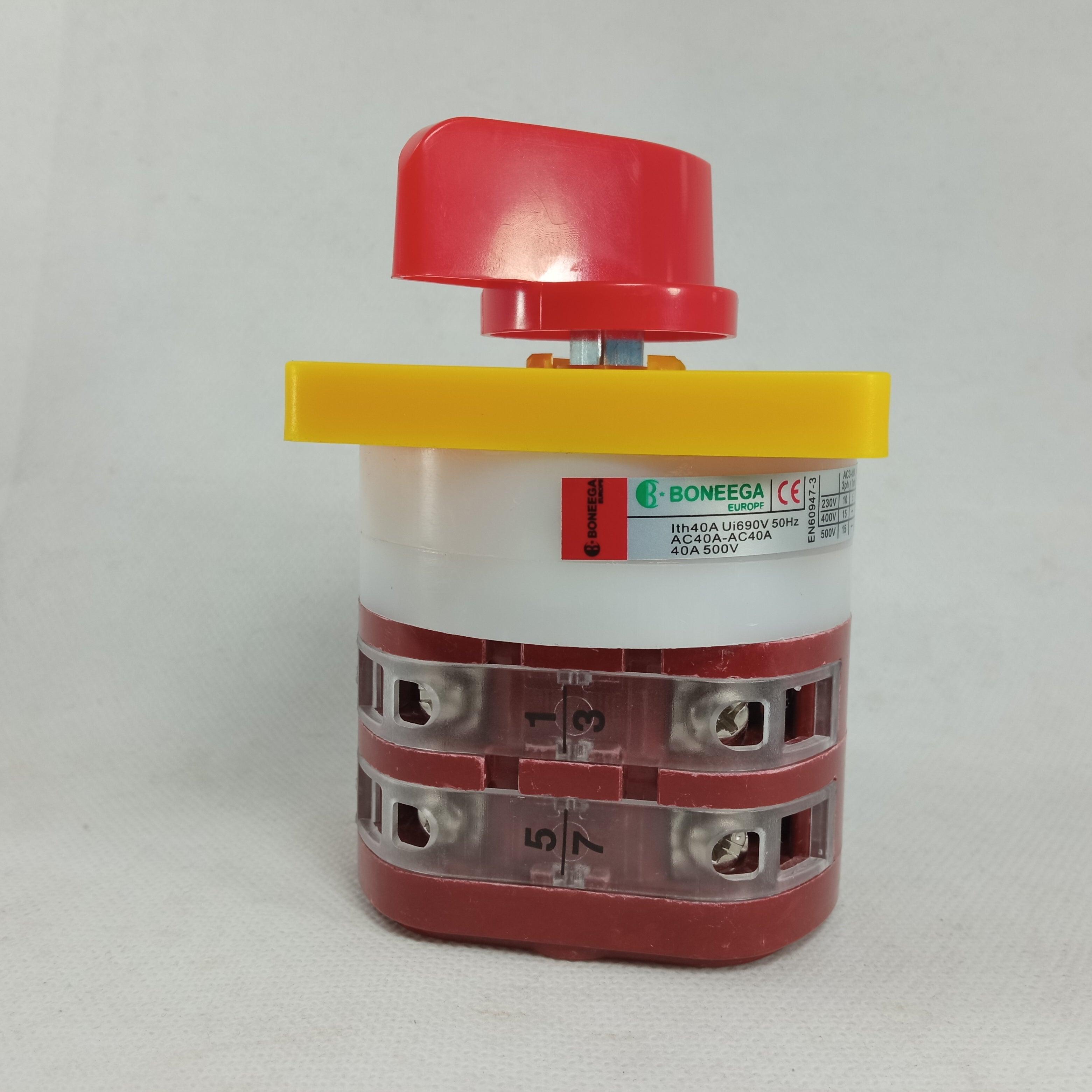 Boneega Rotary Changeover Switch 2 3 4 Pole 1-0-2 in Pakistan - 75A / 4Pole thumbnail 8