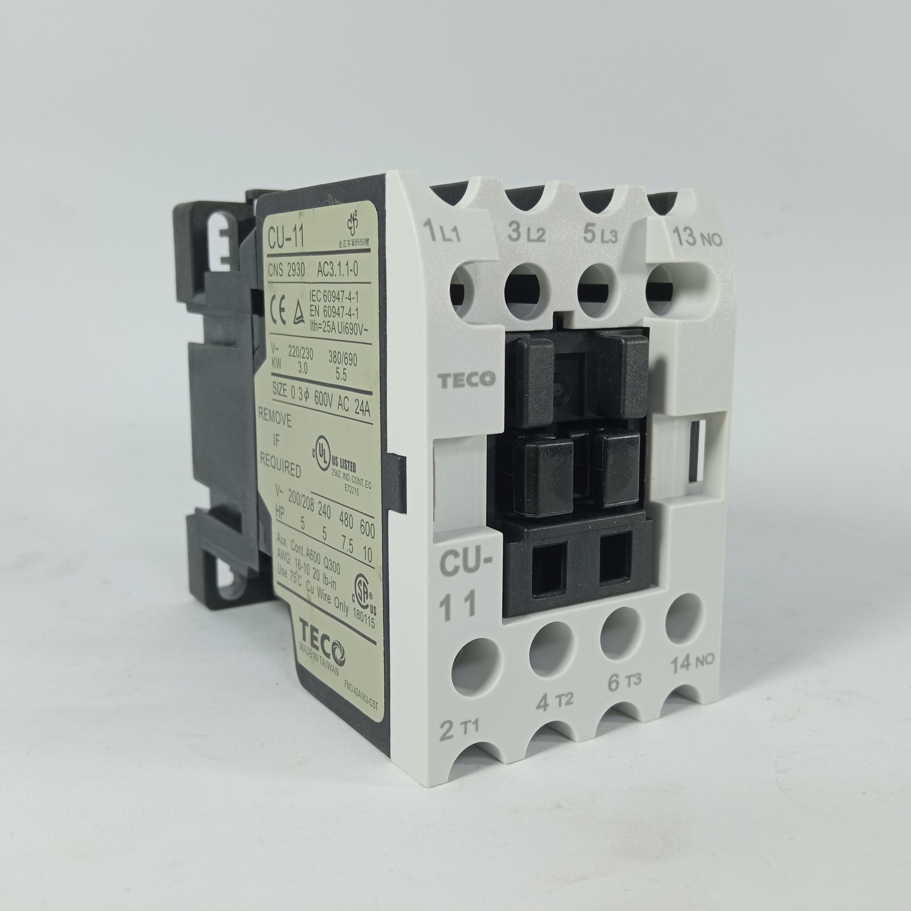 TECO Magnetic contactor Cu-11 to Cu-150 in Pakistan - CU-100 thumbnail 3