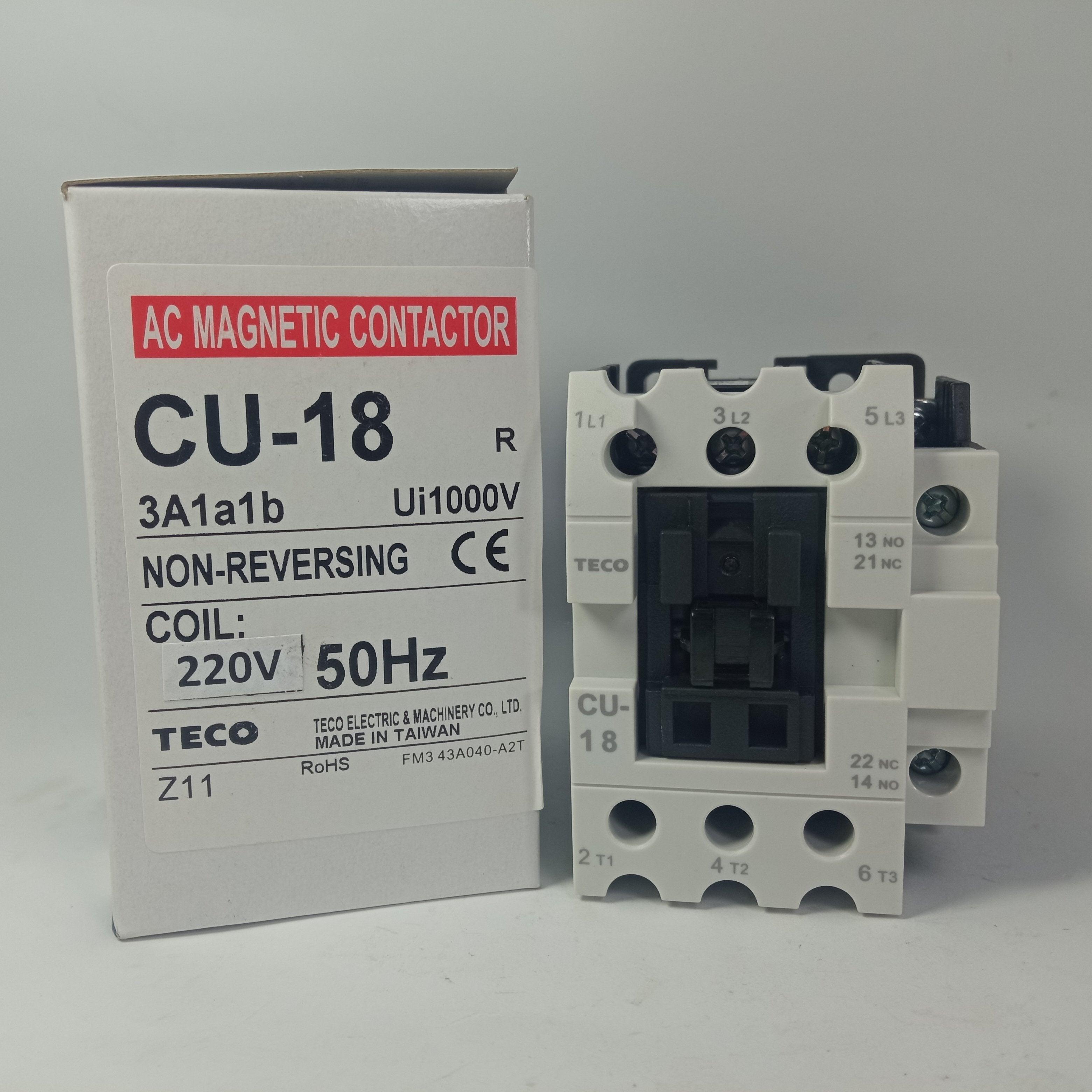 TECO Magnetic contactor Cu-11 to Cu-150 in Pakistan - CU-18 440V thumbnail 2