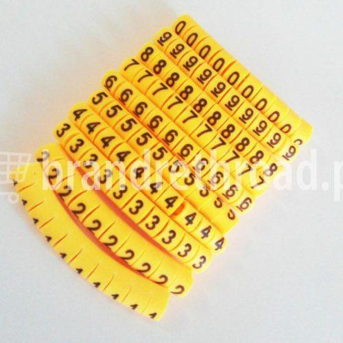 Yellow Cable Markers Identification Labels Tags Management Number 0-9 in Pakistan - 2.5mm thumbnail 5