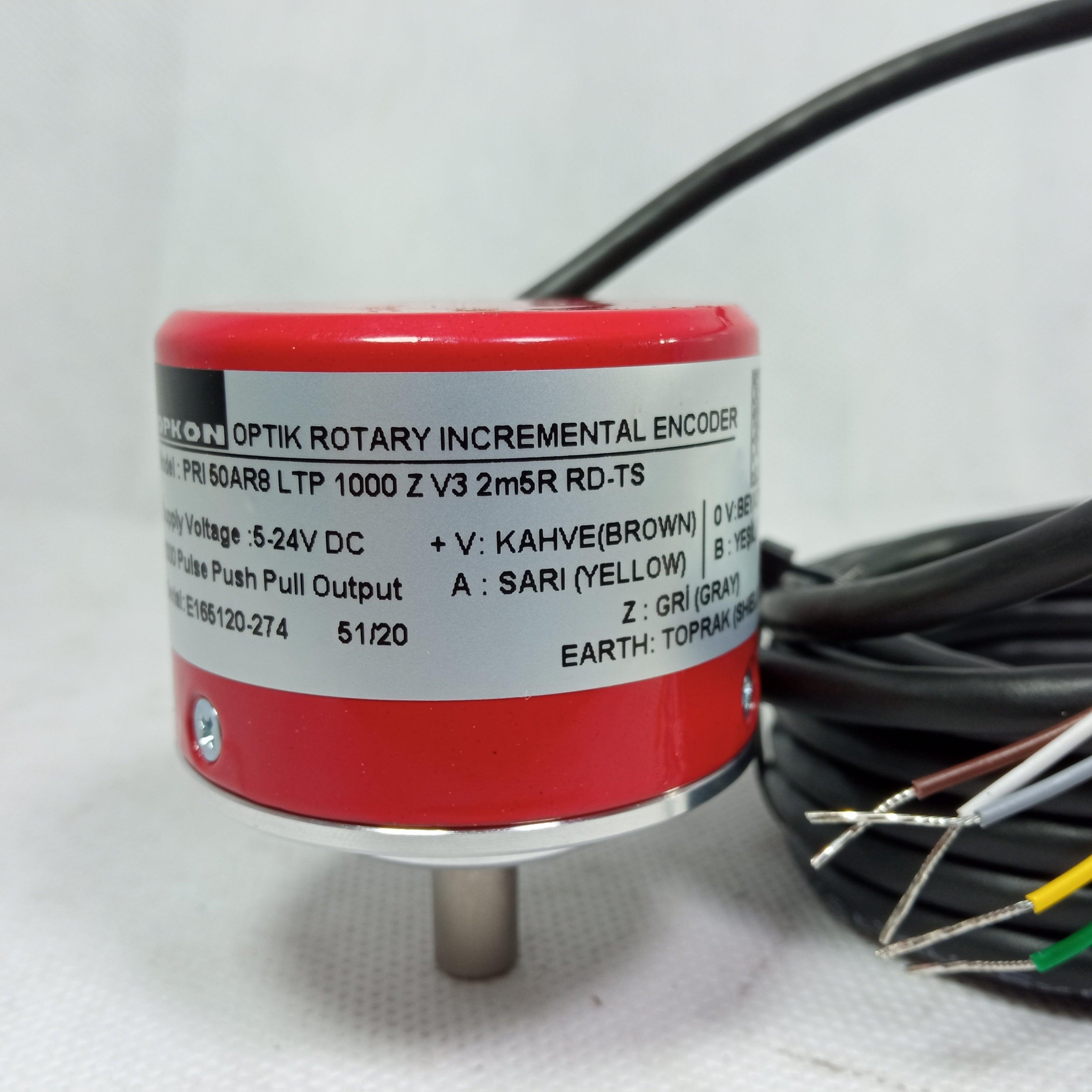 Opkon Incremental Rotary Encoder PRI50AR8 in Pakistan - 2000PPR thumbnail 3