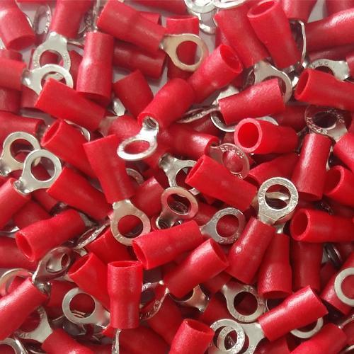 Insulated Ring Type Cable Lugs O Type Thimble 100Pcs in One Pack in Pakistan - 4mm thumbnail 2