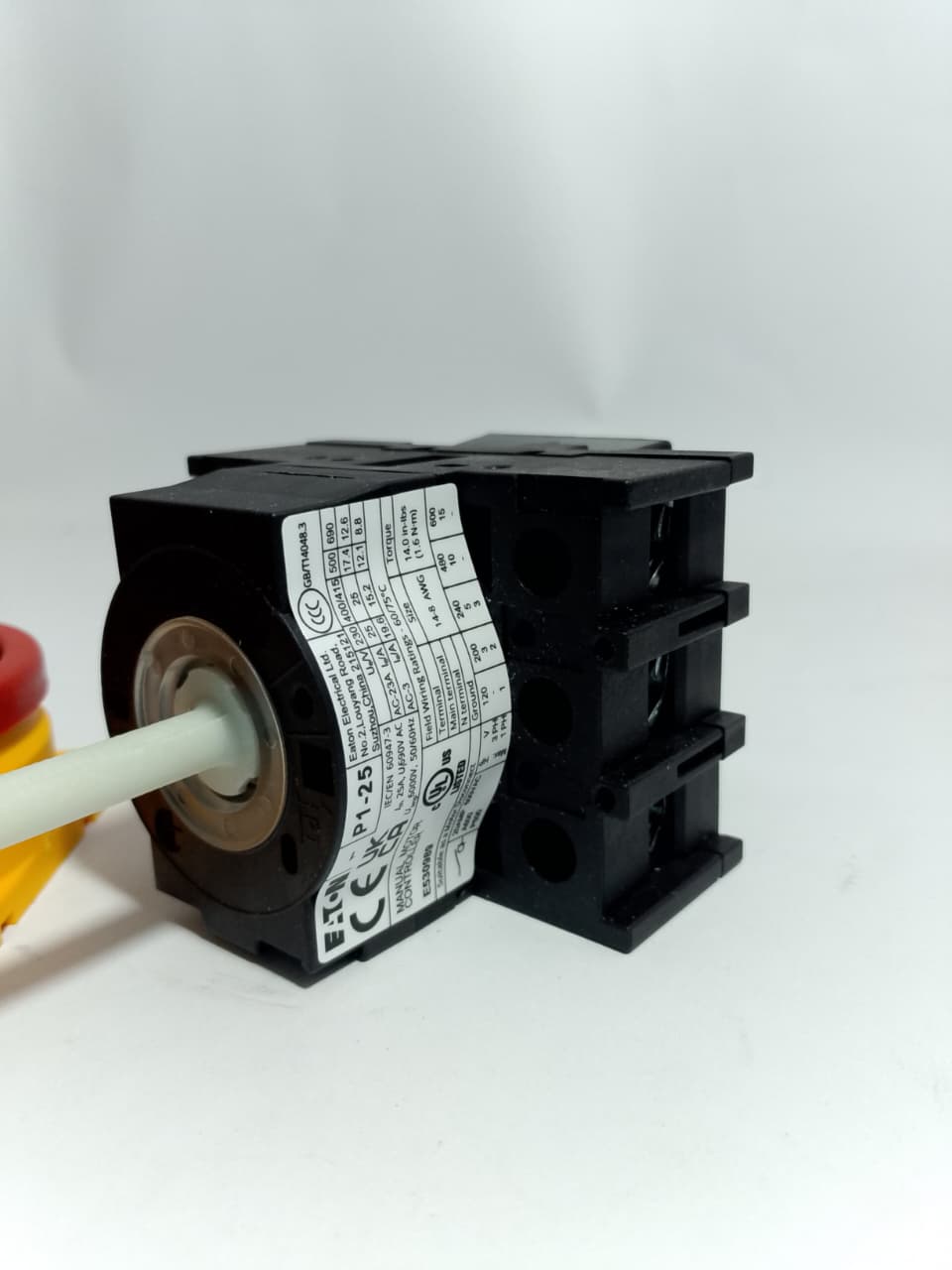 EATON P1-25 Manual Motor Controller Switch in Pakistan - 4pol/25A thumbnail 6